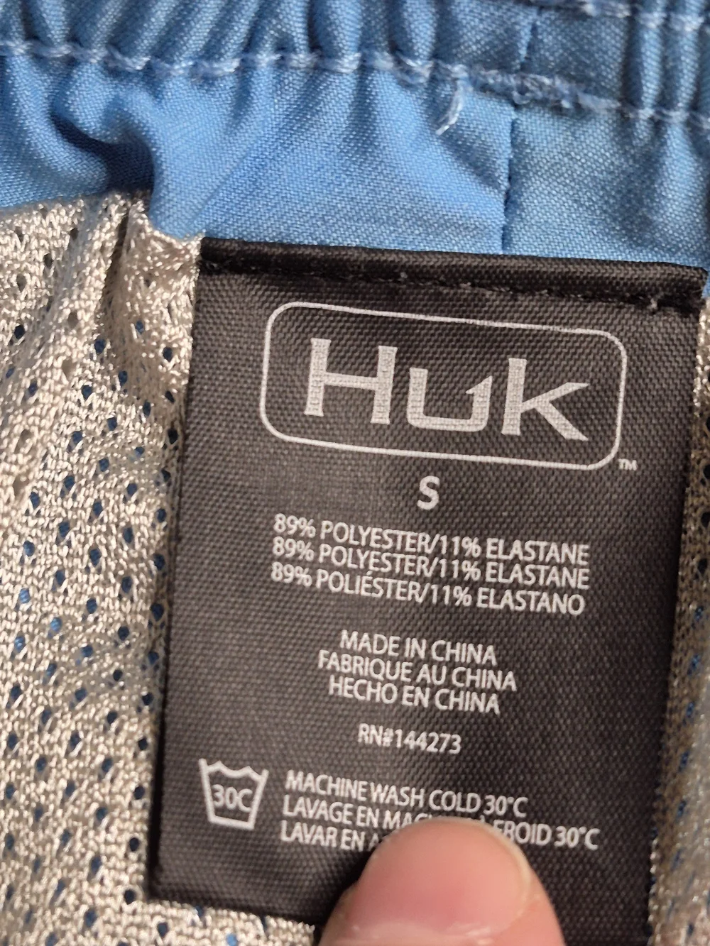 Huk Light Blue Men's Swim Shorts 4556
